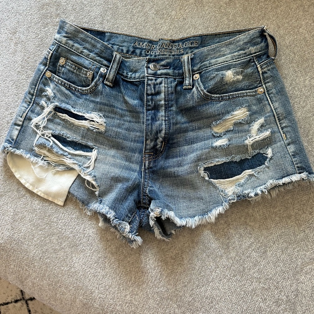American eagle jean shorts
